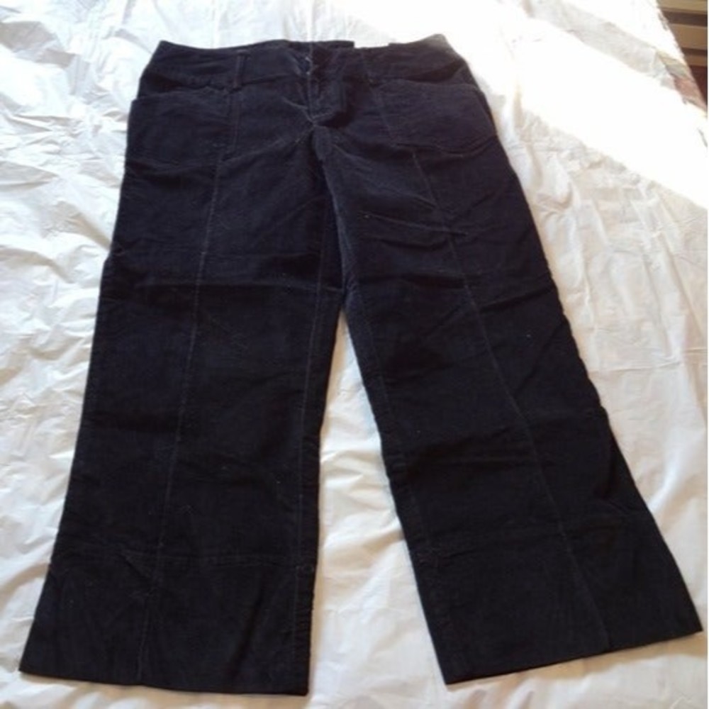 A.N.A Crop Corduroy Pants Black 8